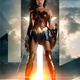 Illustration for article titled Wonder Woman takes an awkward stance in new iJustice League /icharacter poster